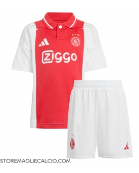 Ajax Maglia Gara Casa Repliche 2024-25 Bambino Maniche Corte